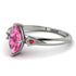 Marquise Pink Moissanite Geometrical Engagement Ring - Reese No. 812